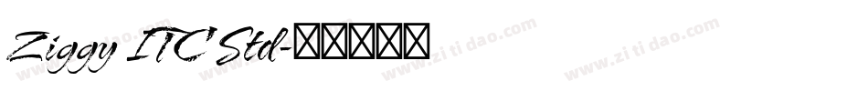 Ziggy ITC Std字体转换